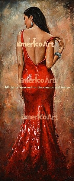 Lady in red 42 All rights reserved image