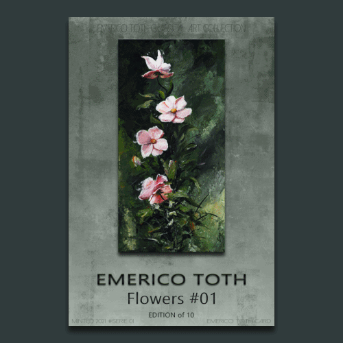 Emerico NFT Cards Series 01 Flowers collection GIF